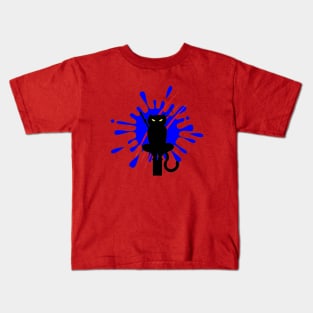 Ninja Cat Splash 2 Kids T-Shirt